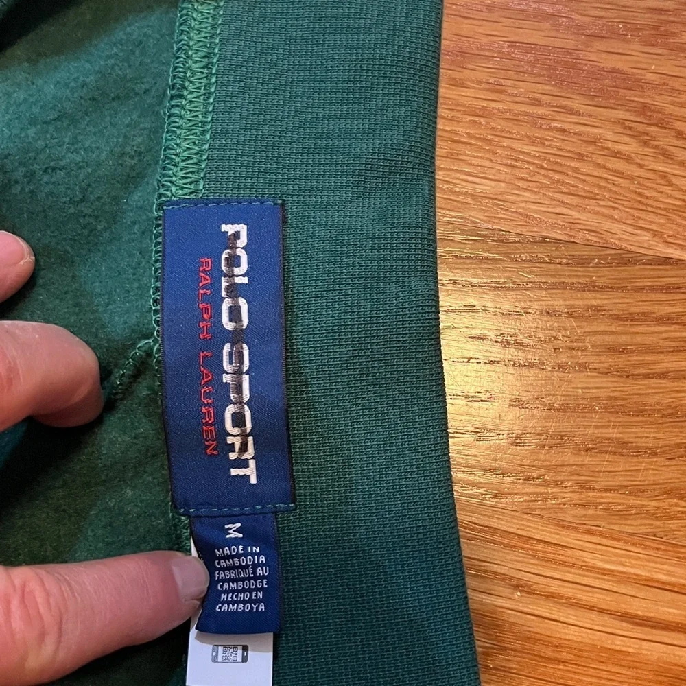 Polo Sport Ralph Lauren Men's Green Fleece Jogger Pants Size Medium NEW. $138